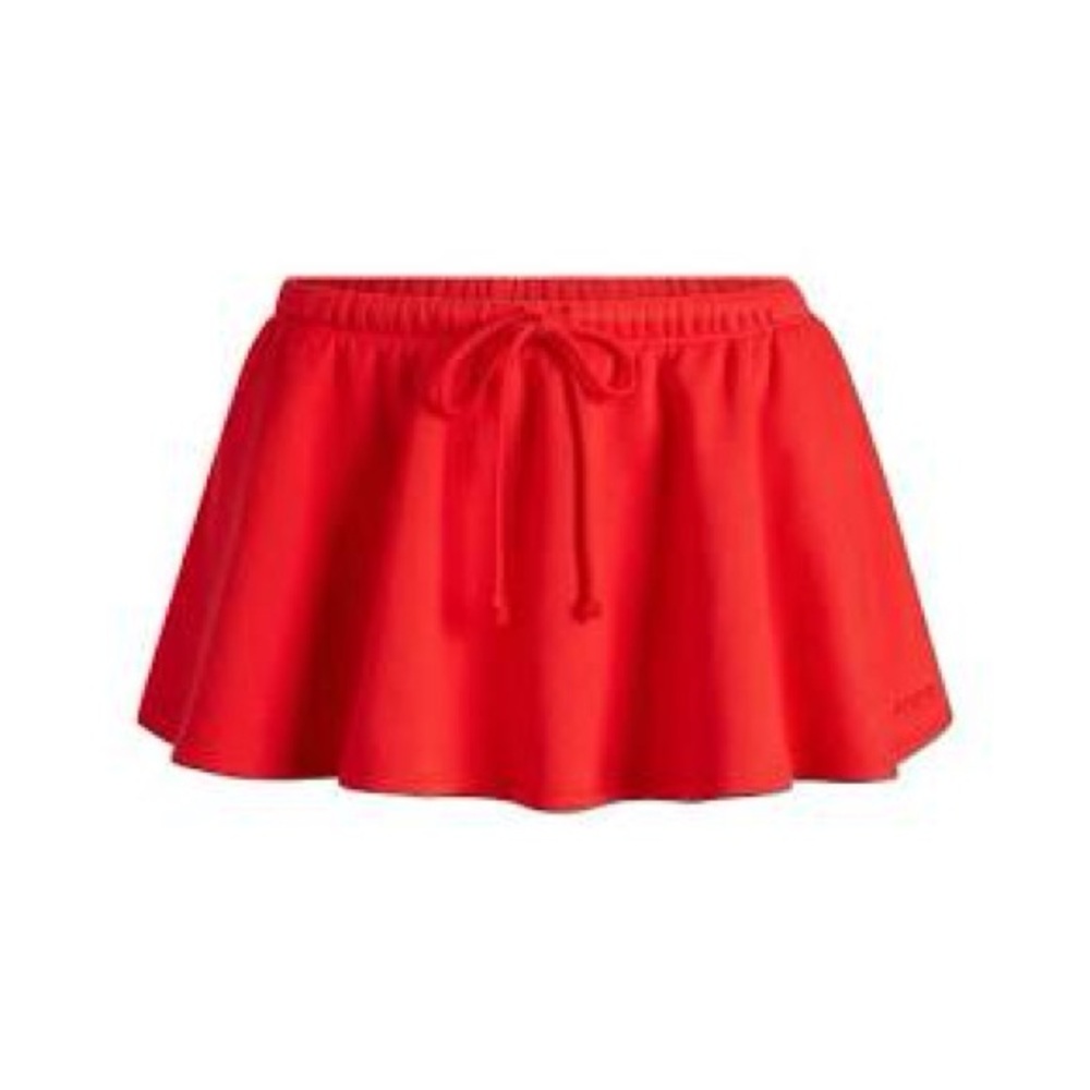SKIMS Vivid Red Mini Skirt